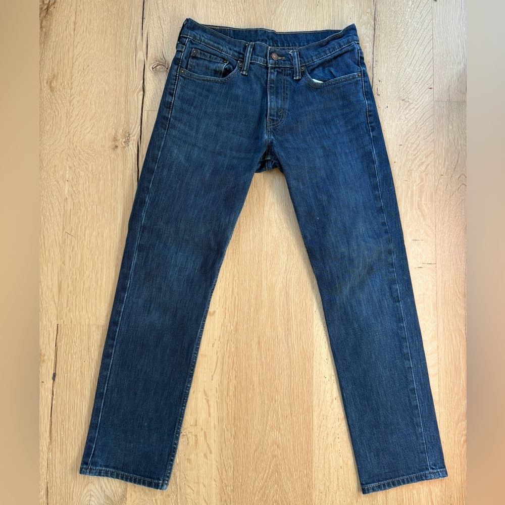 Levi's Men's Dark Blue Straight Jeans
